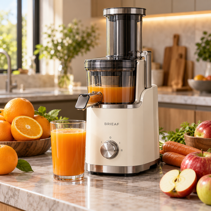 BRIEAF® VitaPress Pro – Fast Fresh Juice Extraction, Nutrient-Focused Performance, Easy-Clean Design & Everyday Home Kitchen Convenience 🥤