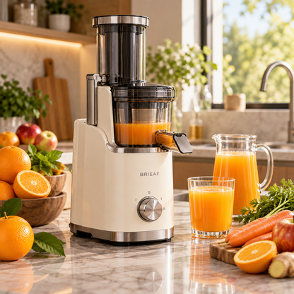BRIEAF® VitaPress Pro – Fast Fresh Juice Extraction, Nutrient-Focused Performance, Easy-Clean Design & Everyday Home Kitchen Convenience 🥤
